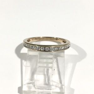 10k Yellow Gold Diamond 💎 Wedding Band 0.25ct